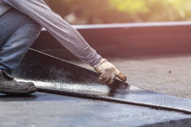 Professional Waterproofing technician working in Schererville, IN